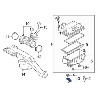 Lexus OE - Air Cleaner Bracket