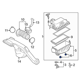 Lexus OE - Air Filter Housing Grommet