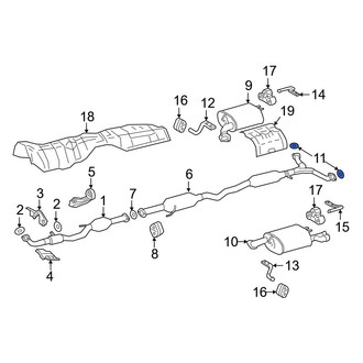 Lexus OE - Exhaust Crossover Gasket