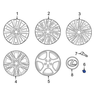 Lexus OE - Wheel Lug Nut
