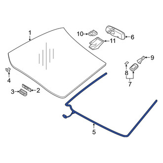 Lexus OE - Windshield Seal