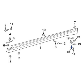Lexus OE - Stone Deflector Screw