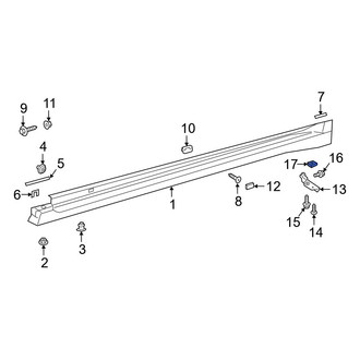Lexus OE - Bumper Cover Nut