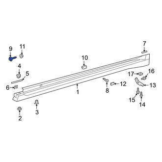 Lexus OE - Fender Liner Screw