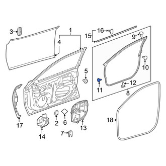 Lexus OE - Door Seal Clip