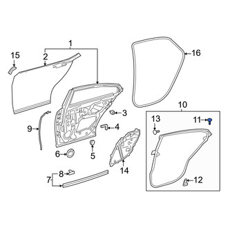 Lexus OE - Door Seal Clip