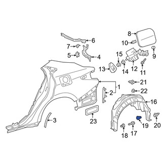 Lexus OE - Bumper Cover Grommet