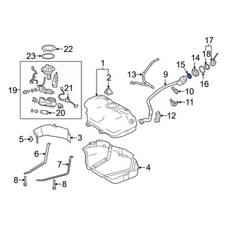 Lexus OE - Fuel Filler Housing Seal