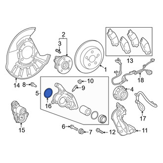 Lexus OE - Parking Brake Actuator O-Ring
