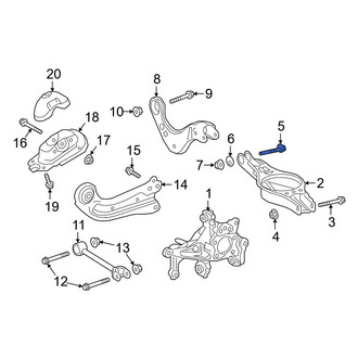 Lexus OE - Lower Inner Suspension Control Arm Bolt