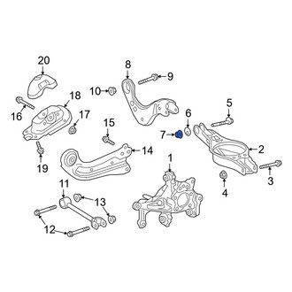 Lexus OE - Rear Lower Inner Suspension Control Arm Nut