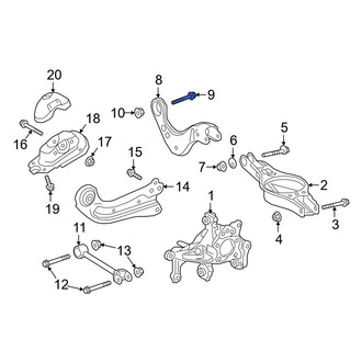 Lexus OE - Suspension Stabilizer Bar Link Bolt
