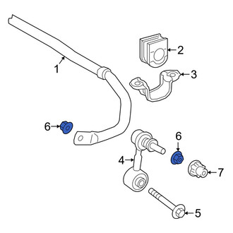 Lexus OE - Suspension Stabilizer Bar Link Nut