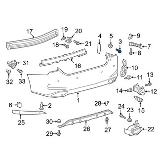 Lexus OE - Tail Light Screw