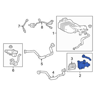 Lexus OE - Exhaust Gas Recirculation (EGR) Vacuum Delay Valve