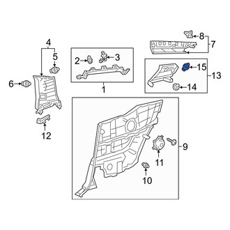 Lexus OE - Body B-Pillar Trim Panel Clip