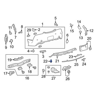 Lexus OE - Valance Panel Clip
