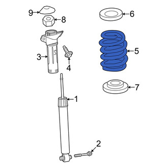 Lexus OE - Rear Coil Spring