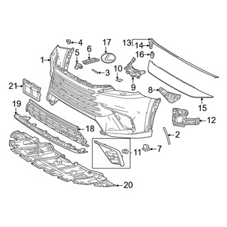 Lexus OE - Front Bumper & Grille - Bumper & Components (Bumper Cover & Trim)