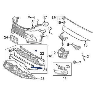 Lexus OE - Front Lower Grille