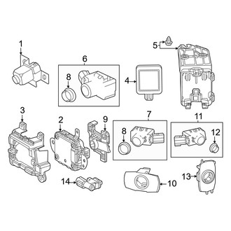 Lexus OE - Front Bumper & Grille - Electrical Components