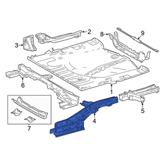 Lexus OE - Rear Left Frame Side Member