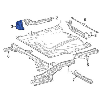 Lexus OE - Rear Left Floor Pan Reinforcement