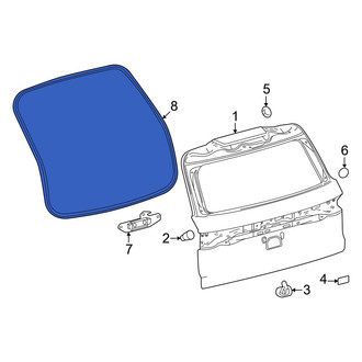 Lexus OE - Rear Hatch Seal