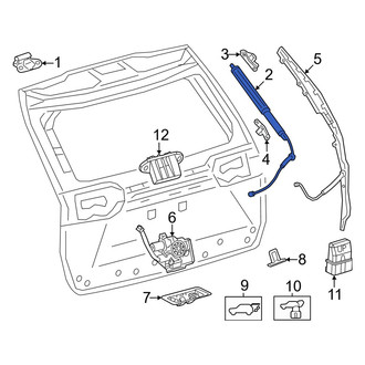 Lexus OE - Rear Left Liftgate Lift Support