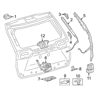 Lexus OE - Lift Gate - Lock & Hardware