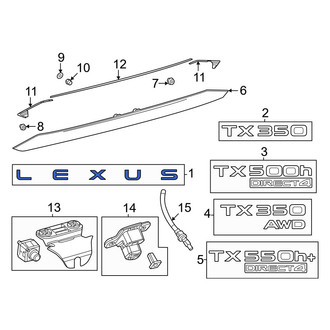 Lexus OE - Rear Hatch Emblem