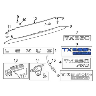 Lexus OE - Rear Hatch Emblem