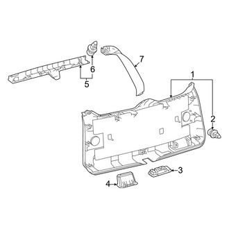 Lexus OE - Lift Gate - Interior Trim