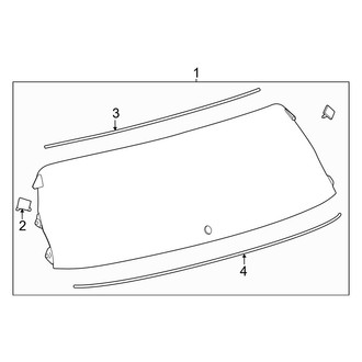 Lexus OE - Lift Gate - Glass