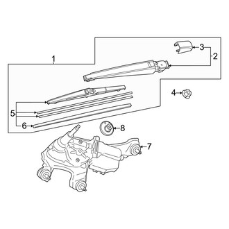 Lexus OE - Rear Wiper Arm