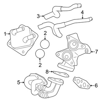Lexus OE - Cooling - Oil Cooler (3.5L)