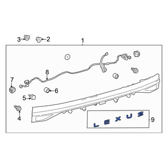 Lexus OE - Rear Hatch Emblem