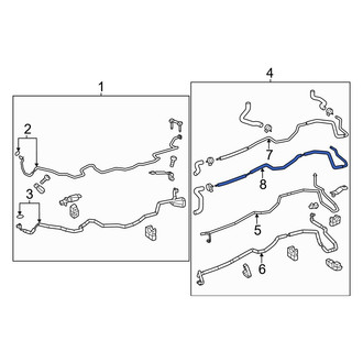 Lexus OE - HVAC Heater Hose