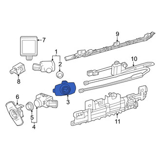 Lexus OE - Front Parking Aid Sensor Housing
