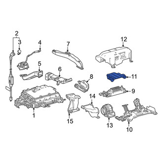 Lexus OE - Drive Motor Battery Compartment Cooling Fan Duct