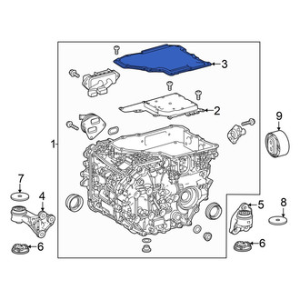 Lexus OE - Rear Drive Motor Inverter Cover