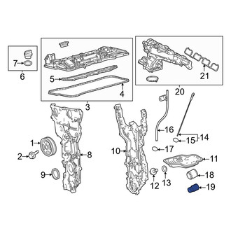 Lexus OE - Engine Oil Filter Adapter Stud