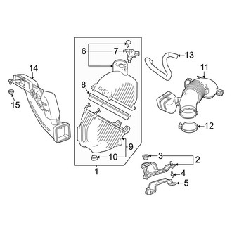 Lexus OE - Engine / Transaxle - Air Intake (3.5L)