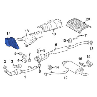 Lexus OE - Front Floor Pan Heat Shield
