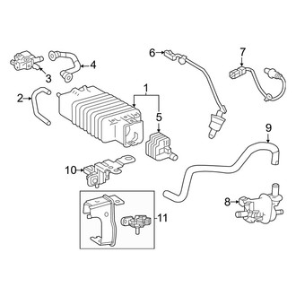 Lexus OE - Emission System - Emission Components (F Sport Performance Luxury / F Sport Performance Premium)