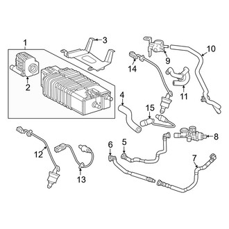 Lexus OE - Emission System - Emission Components (3.5L)
