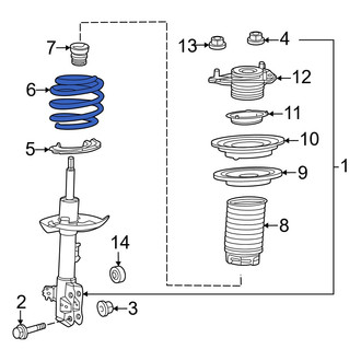 Lexus OE - Front Coil Spring