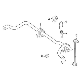 Lexus OE - Front Suspension - Stabilizer Bar & Components