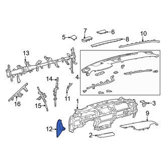 Lexus OE - Left Instrument Panel Side Cover