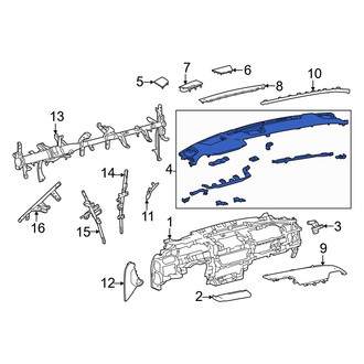 Lexus OE - Upper Instrument Panel Pad